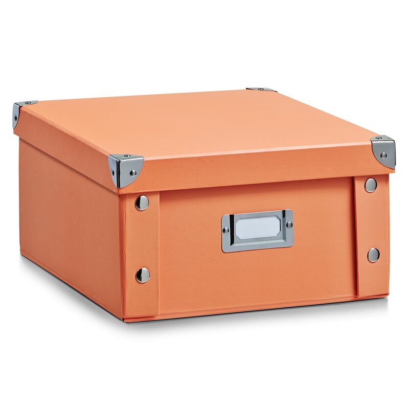 Zeller Cardboard Storage  Box Reviews Wayfair co uk